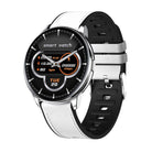 Y90 Smart Watch GPS displaying health metrics such as steps, calories burned, and heart rate with a sleek design and dual-tone strap