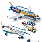 Colorful children's interactive airplane toy featuring a detailed interior and accessories for imaginative play