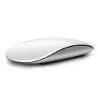 Sleek wireless silent Bluetooth mouse in white with ergonomic design for comfortable use at home or office