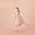 Adorable ballet doll toy for girls wearing a pink dress and crown, perfect for imaginative play