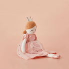 Adorable ballet doll toy for girls, featuring a pink dress, crown and ballet slippers, perfect for imaginative play.