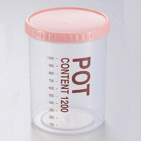 Transparent Sealed Plastic Food Storage Containers Set