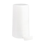 Wall mounted soap grinder by Highfre in sleek white design, perfect for convenient dry storage and organization