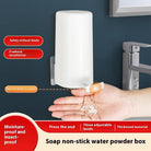 Wall mounted soap grinder in white, featuring a safety design and adjustable settings for easy soap dispensing and moisture-proof storage