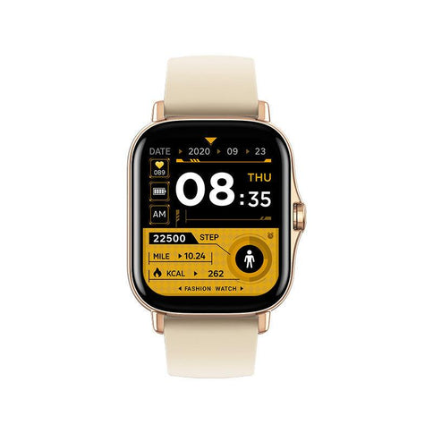 Smart Watch GT20 with a sleek design, displaying time, steps, and calories, ideal as a Bluetooth smart watch for exercise