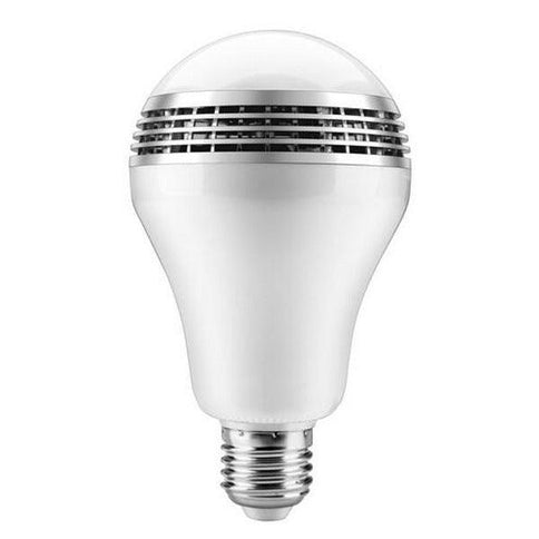 Creative Home LED smart Bluetooth speaker bulb designed in a sleek white shape for modern lighting and sound solutions