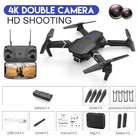 E88 4K aerial photography drone with dual camera, remote controller, battery, and accessories for high-quality shooting