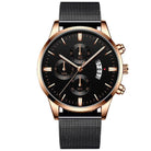 Stylish Business Mesh Band Watch for Men - Luxury Quartz