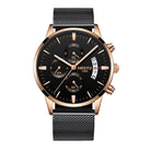 Nibosi Luxury Men's Chronograph Watch in Brown